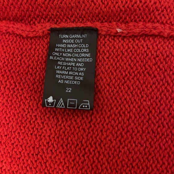 VTG Hampshire Studio Snow Christmas Sweater Vest Women’s L - Picture 11 of 11